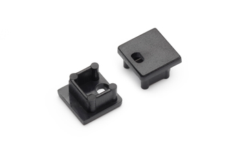 end cap SMART10 with hole black [20pcs]