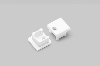 end cap SMART10 with hole white [20pcs]