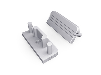 end cap SURFACE10 gen2 silver [20pcs]