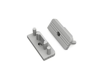 end cap SURFACE10 gen2 with hole grey [20pcs]